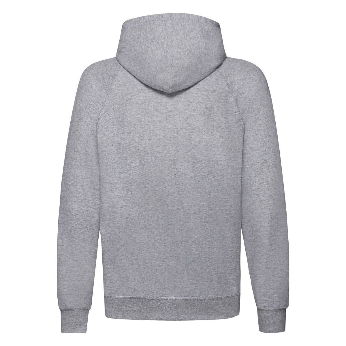 Heather Grey - Back - Fruit of the Loom Mens Lightweight Pullover Hoodie