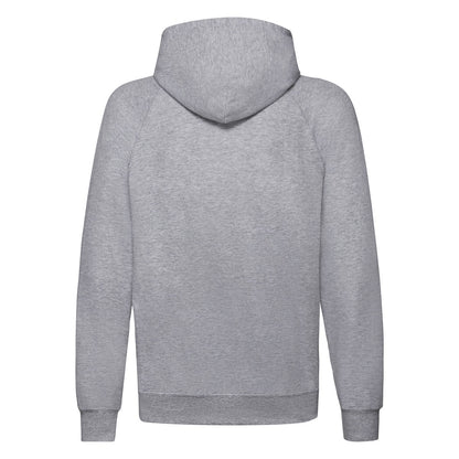 Heather Grey - Back - Fruit of the Loom Mens Lightweight Pullover Hoodie