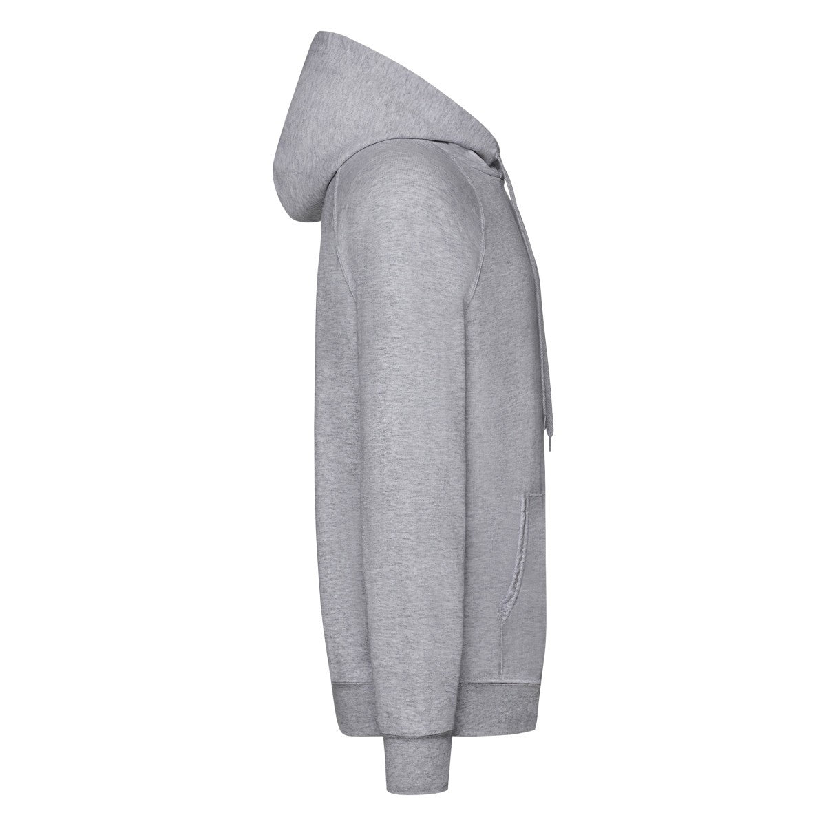 Heather Grey - Side - Fruit of the Loom Mens Lightweight Pullover Hoodie