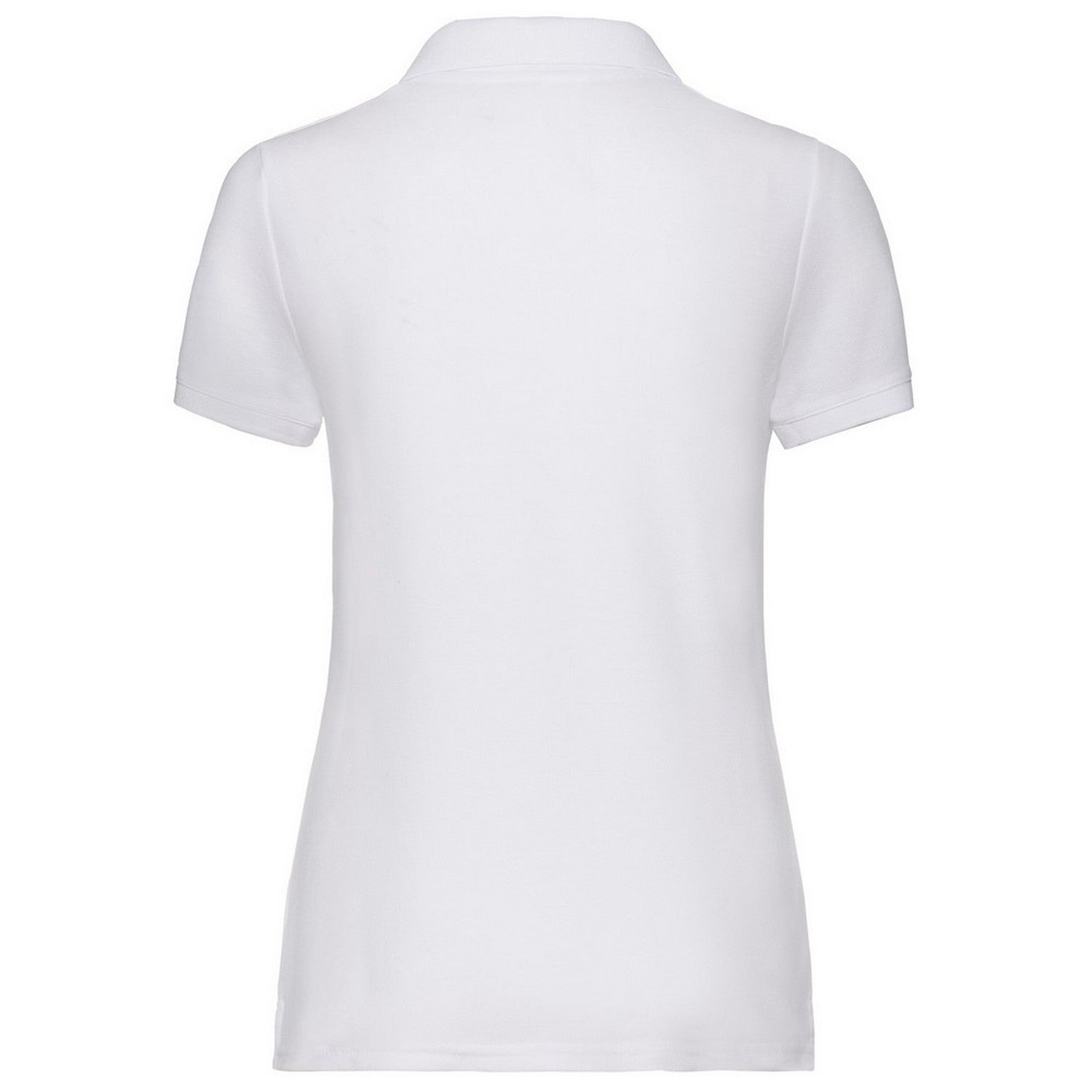 White - Back - Fruit of the Loom Womens-Ladies 65-35 Polo Shirt