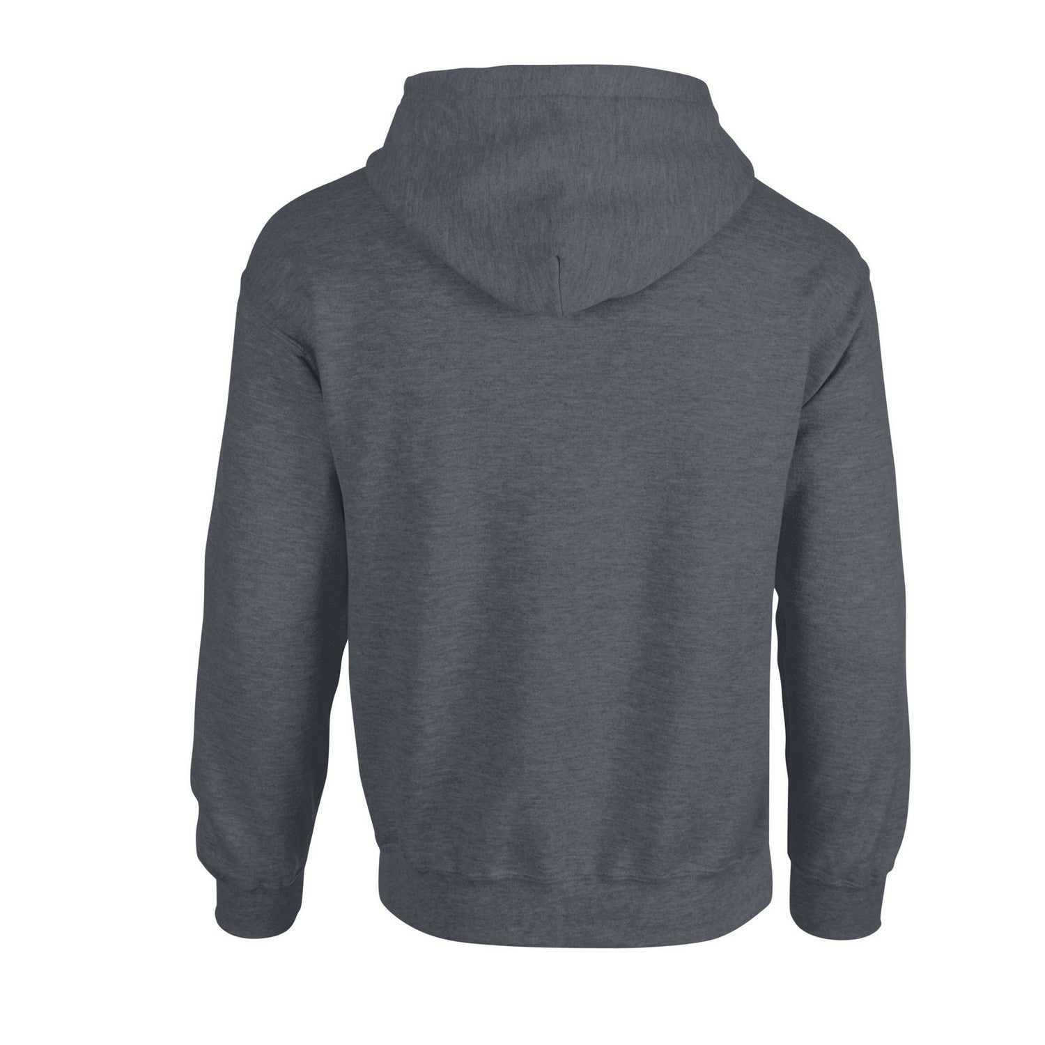 Dark Heather - Back - Gildan Mens Heavy Blend Hoodie