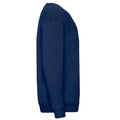 Navy - Side - Fruit of the Loom Childrens-Kids Premium Set-in Sweatshirt