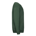 Bottle Green - Side - Fruit of the Loom Childrens-Kids Premium Set-in Sweatshirt