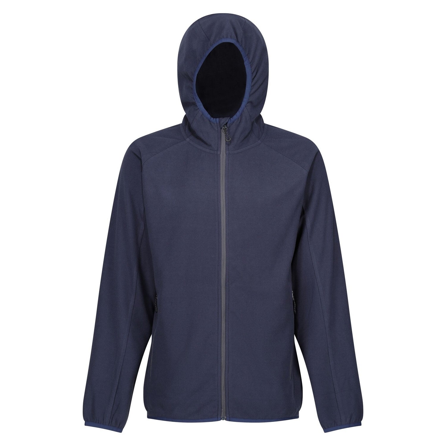 Navy-Seal Grey - Front - Regatta Mens Navigate Full Zip Fleece Jacket