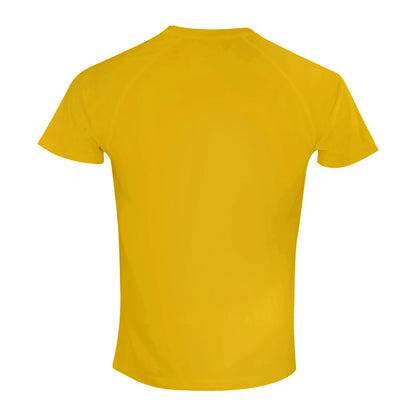 Gold - Back - Spiro Unisex Adult AirCool T-Shirt