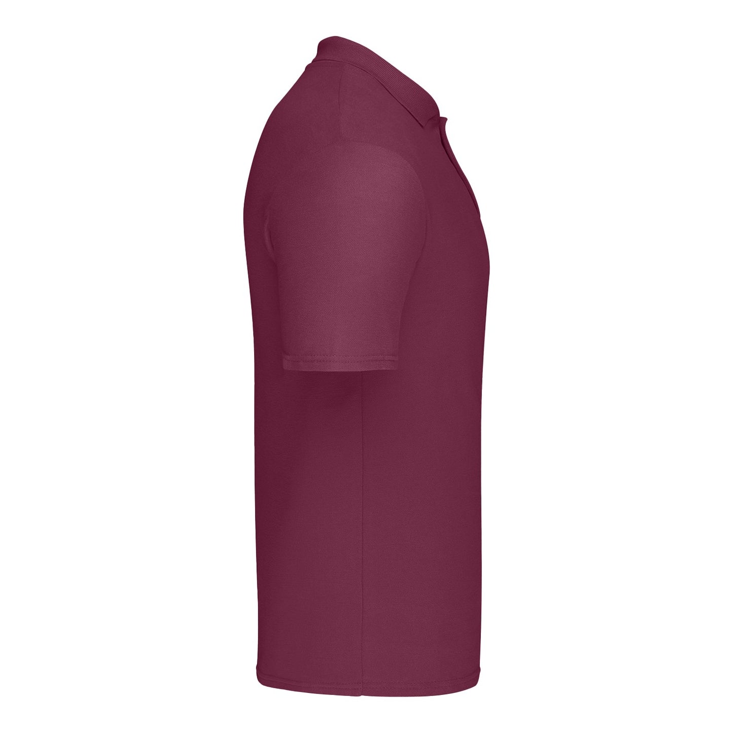 Burgundy - Side - Fruit of the Loom Mens Original Polo Shirt