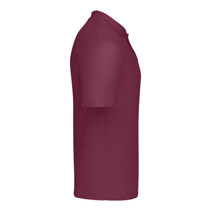 Burgundy - Side - Fruit of the Loom Mens Original Polo Shirt
