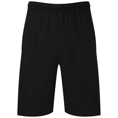 Black - Front - Fruit of the Loom Mens Iconic 195 Jersey Shorts