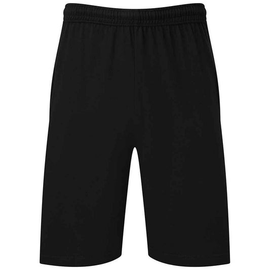 Black - Front - Fruit of the Loom Mens Iconic 195 Jersey Shorts