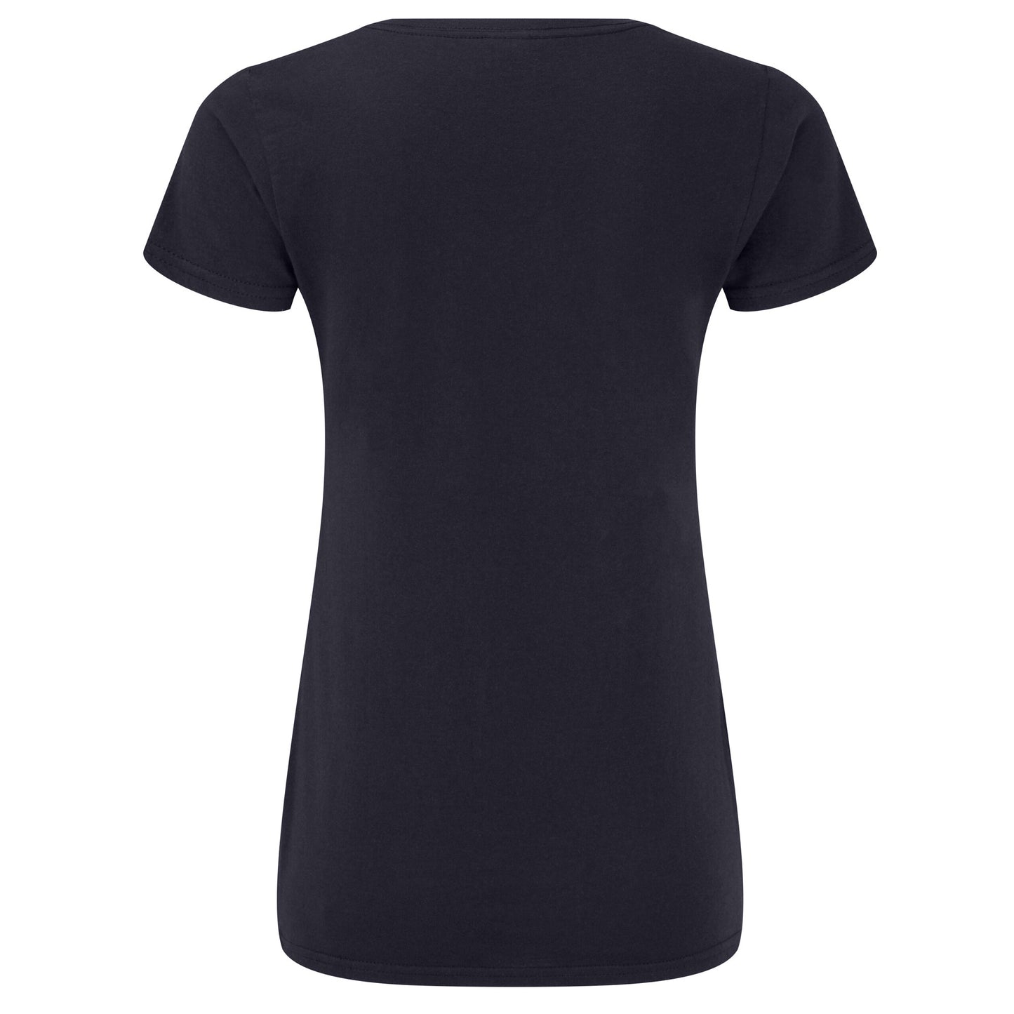 Deep Navy - Back - Fruit Of The Loom Womens-Ladies Iconic V Neck T-Shirt
