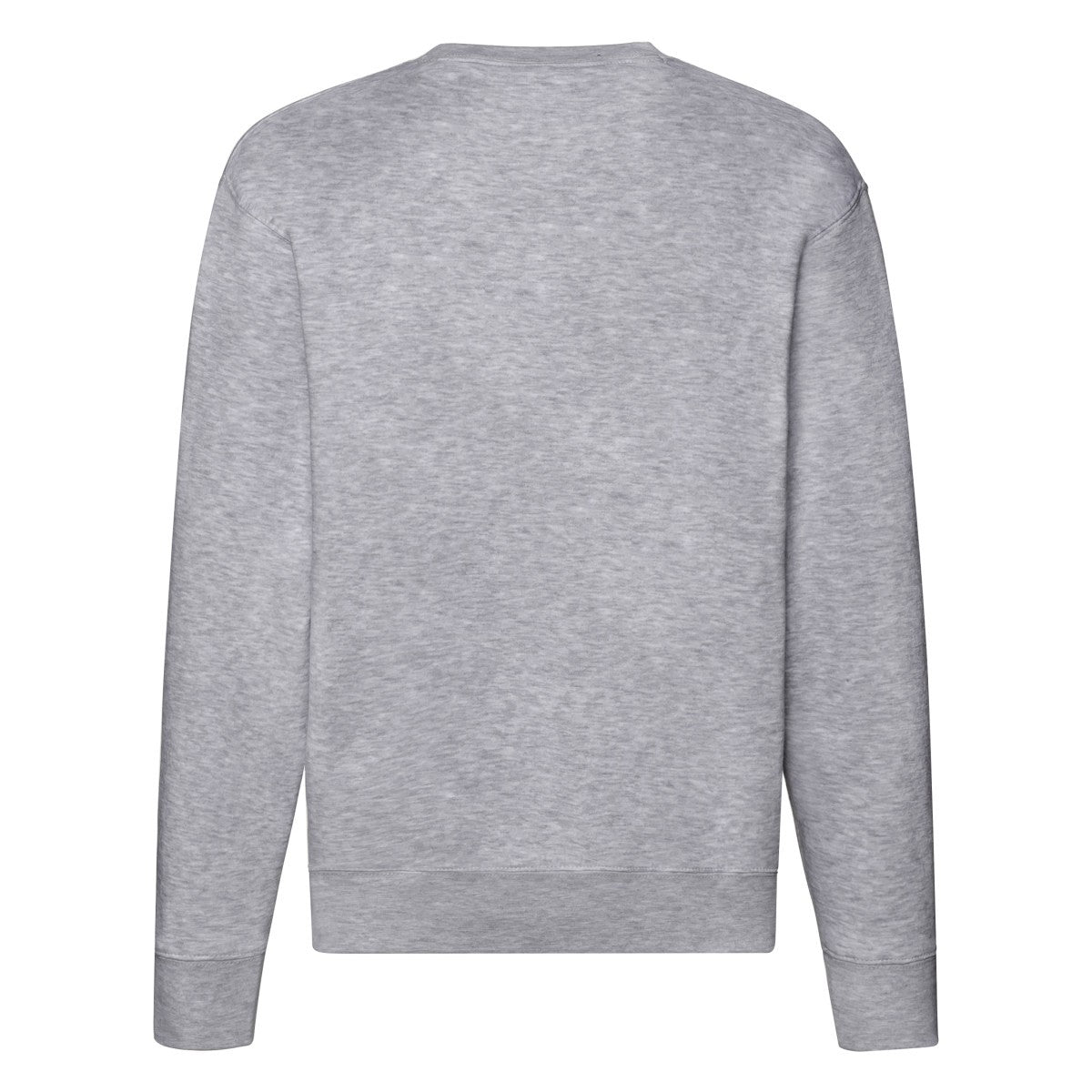 Heather Grey - Back - Fruit of the Loom Mens Premium Set-in Sweatshirt