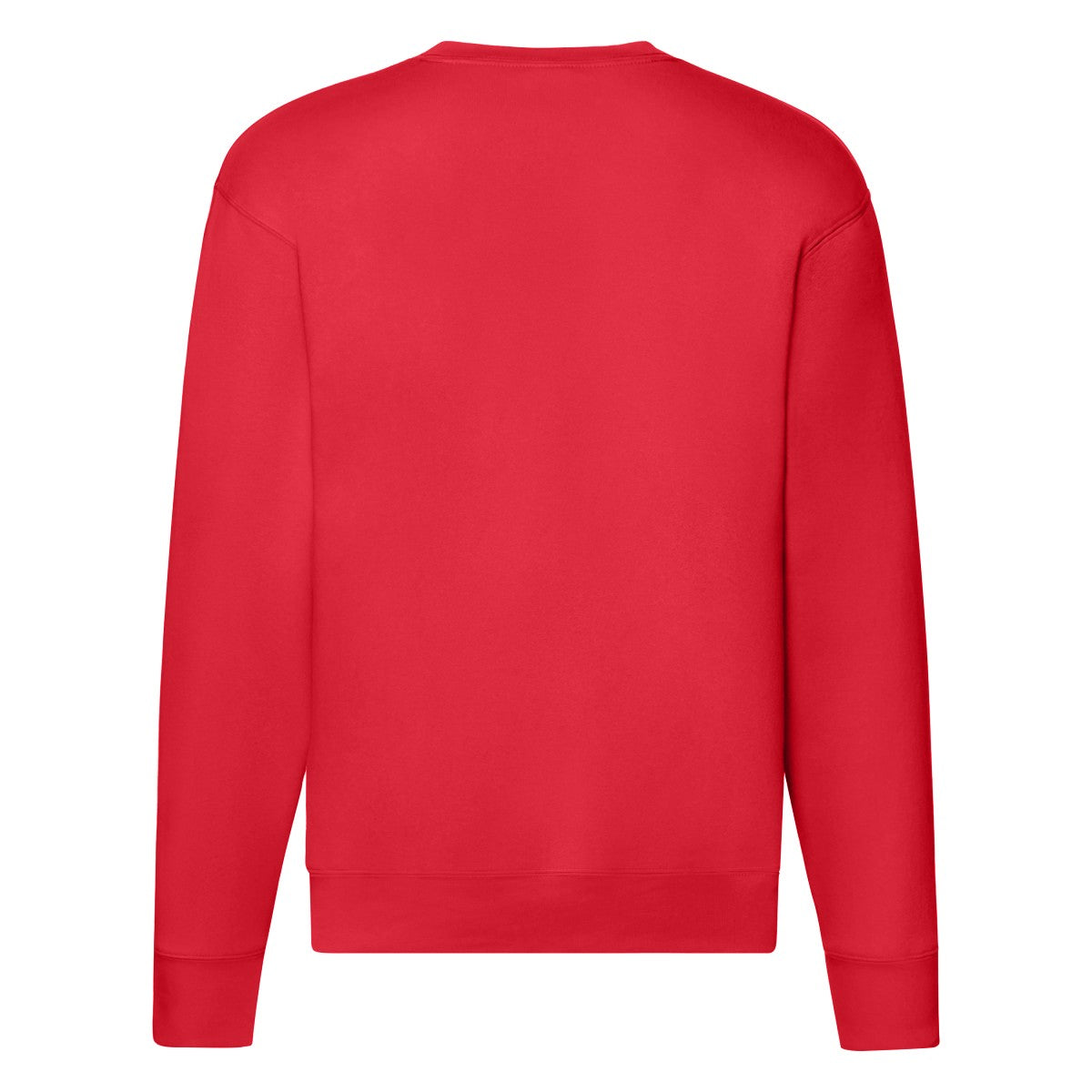 Red - Side - Fruit of the Loom Mens Premium Set-in Sweatshirt