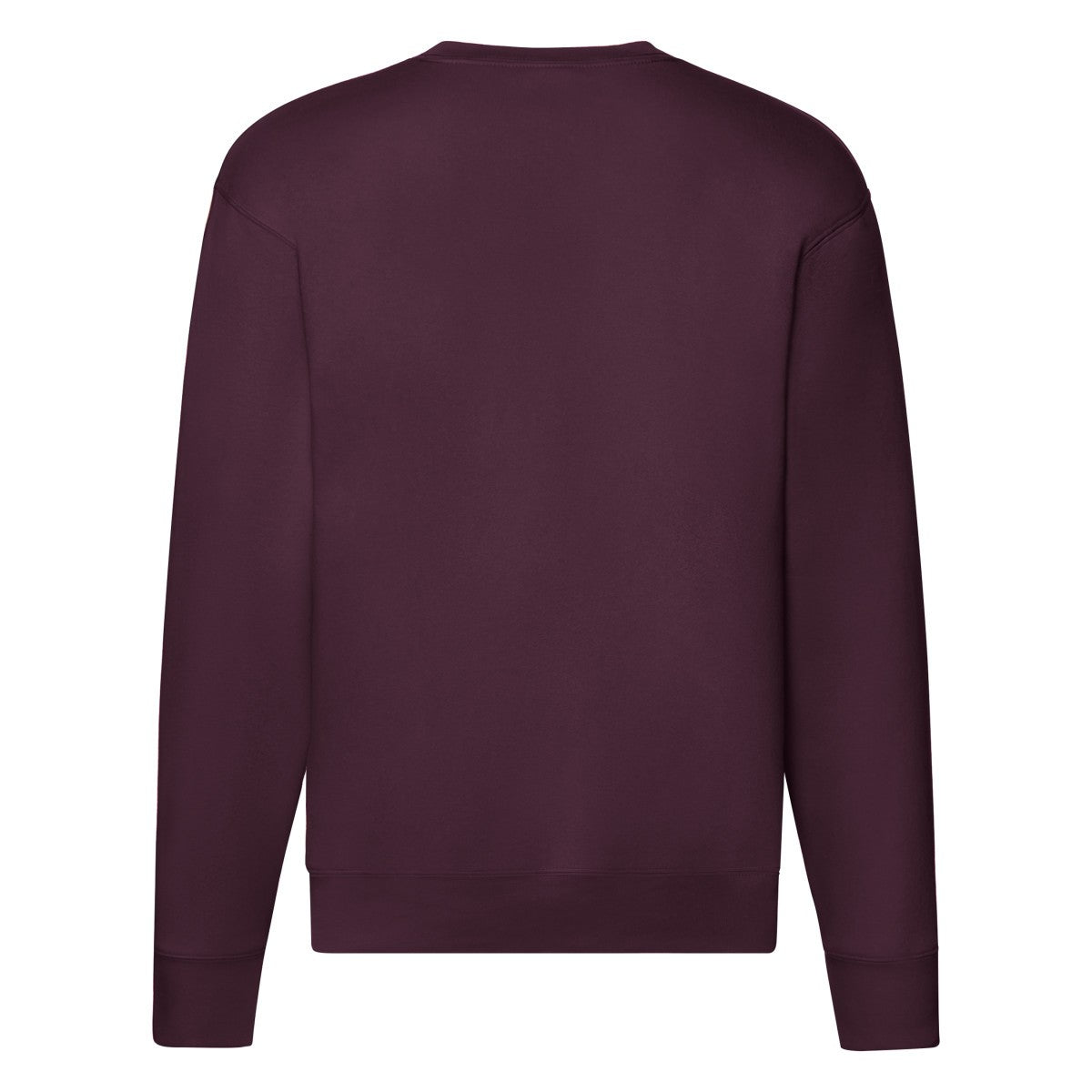 Burgundy - Back - Fruit of the Loom Mens Premium Set-in Sweatshirt