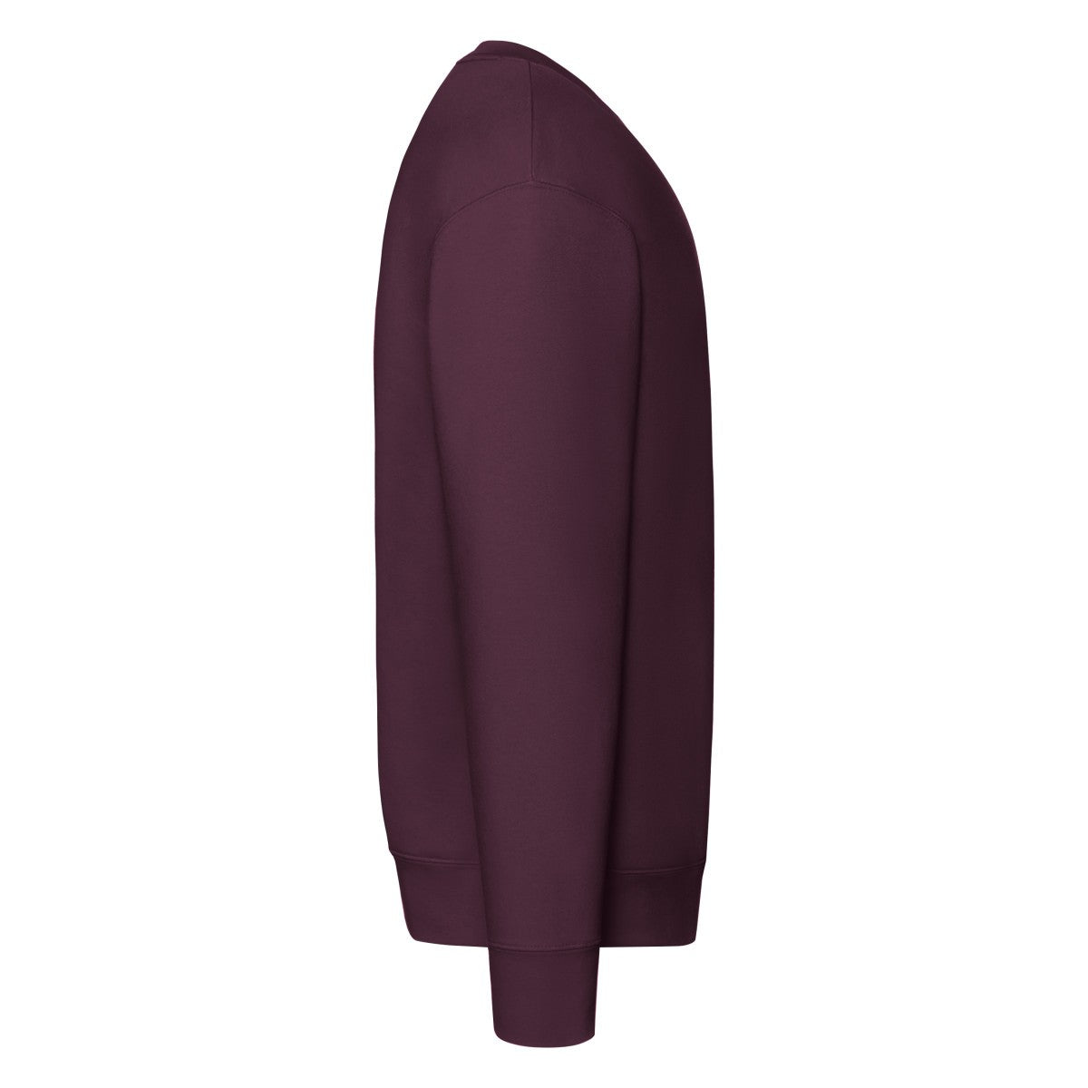 Burgundy - Side - Fruit of the Loom Mens Premium Set-in Sweatshirt