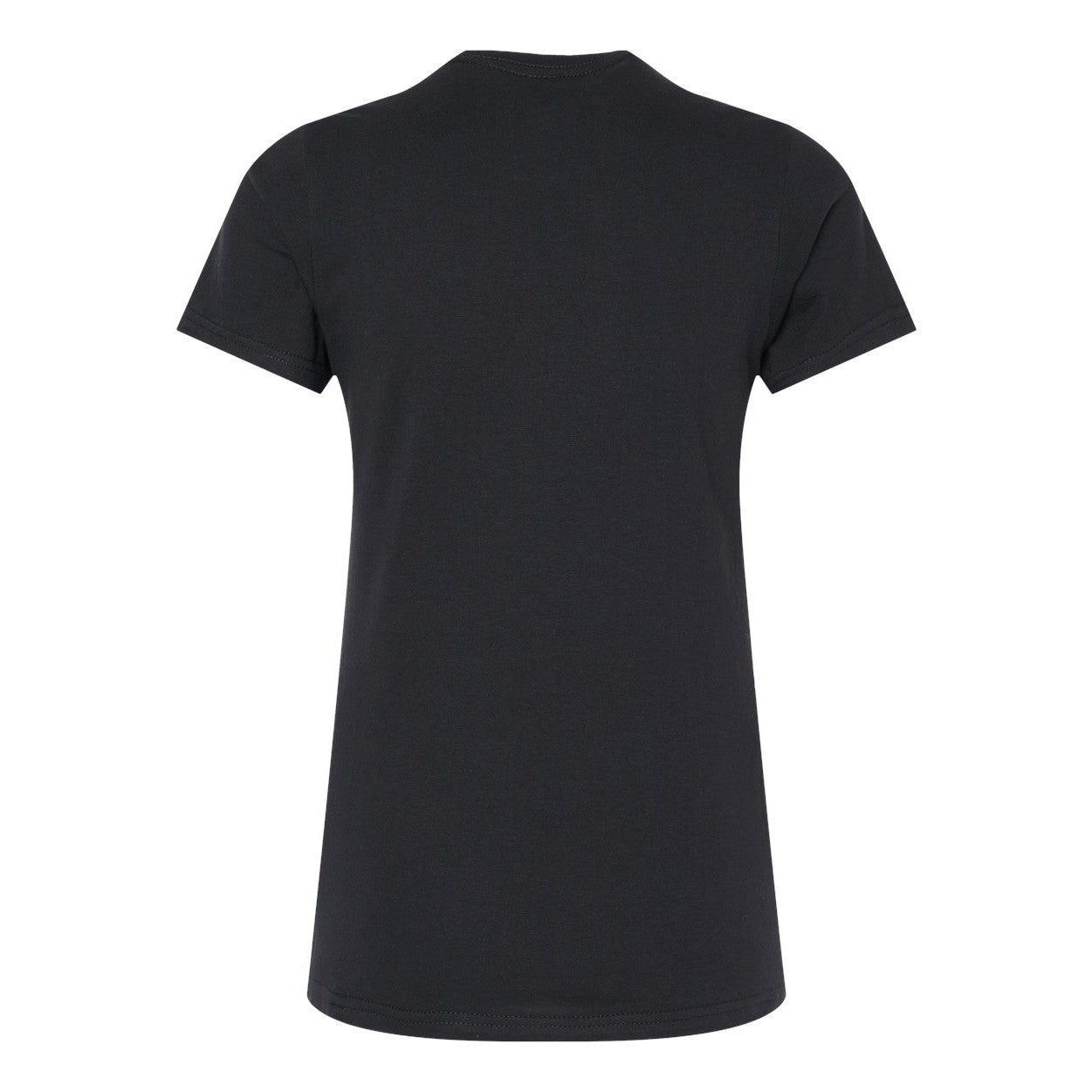 Pitch Black - Back - Gildan Womens-Ladies Softstyle Midweight T-Shirt