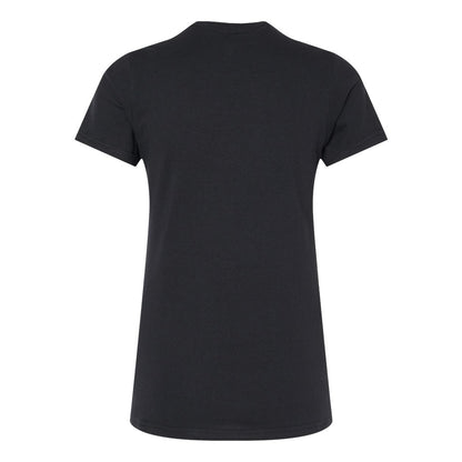 Pitch Black - Back - Gildan Womens-Ladies Softstyle Midweight T-Shirt