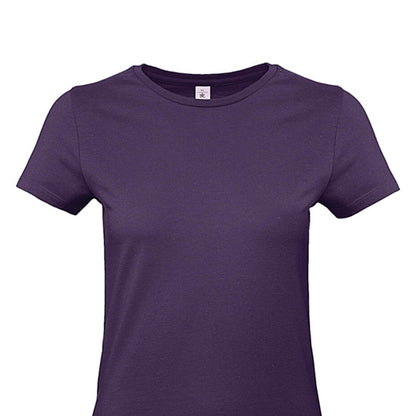 Radiant Purple - Back - B&C Womens-Ladies #E190 T-Shirt