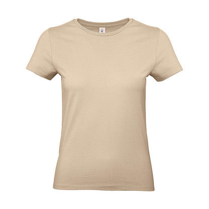 Sand - Front - B&C Womens-Ladies #E190 T-Shirt