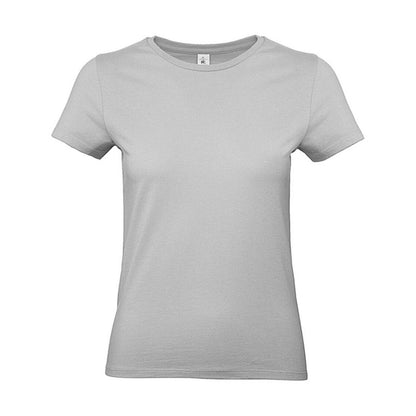 Pacific Grey - Front - B&C Womens-Ladies #E190 T-Shirt