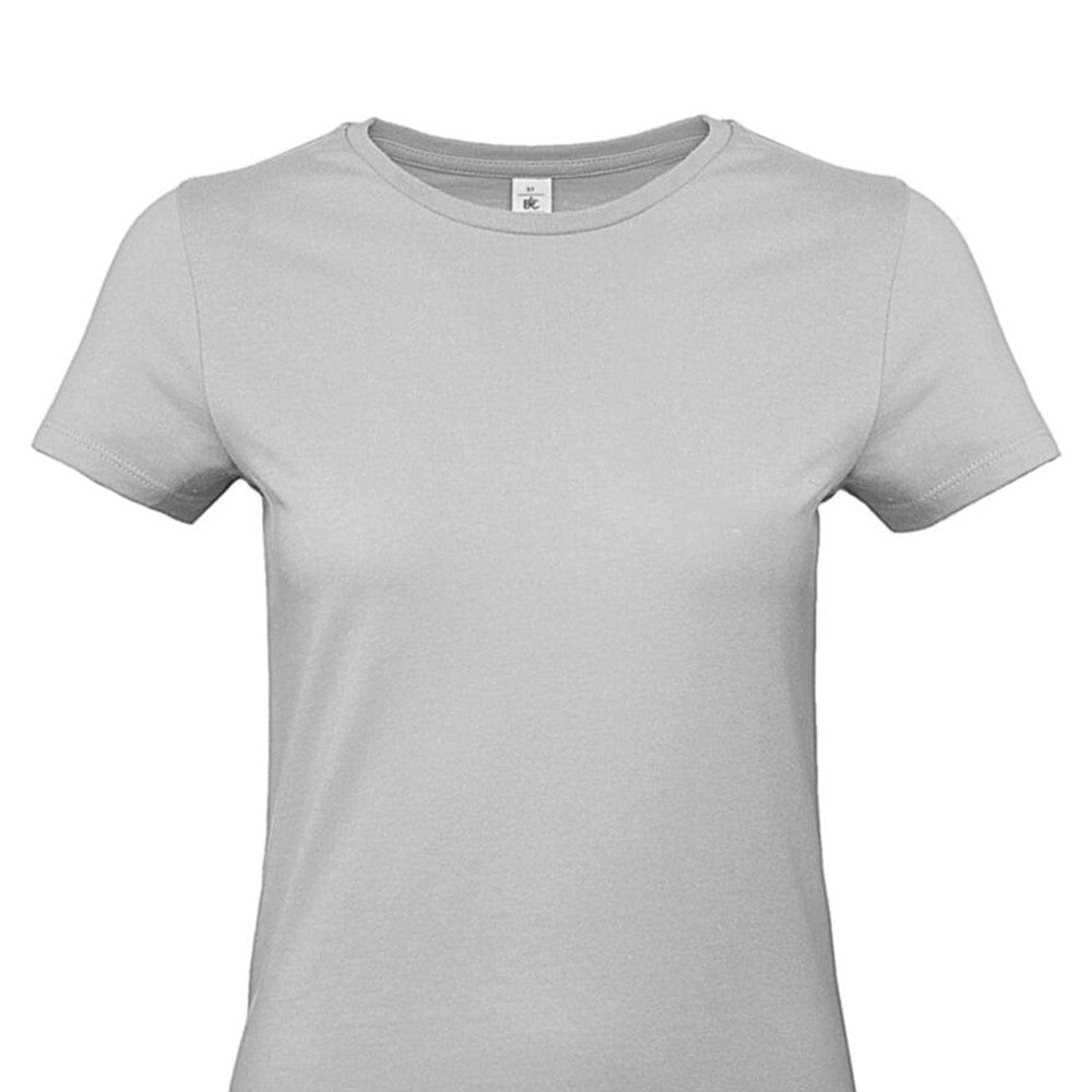 Pacific Grey - Back - B&C Womens-Ladies #E190 T-Shirt