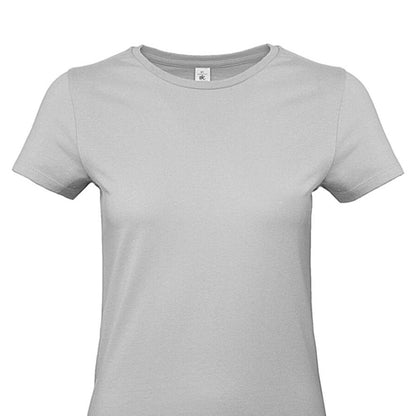Pacific Grey - Back - B&C Womens-Ladies #E190 T-Shirt