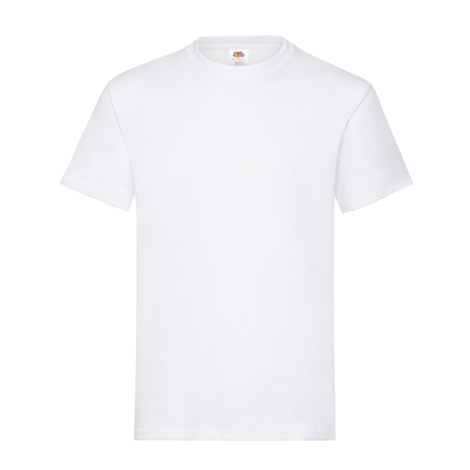 White - Front - Fruit of the Loom Mens Heavy Cotton T-Shirt