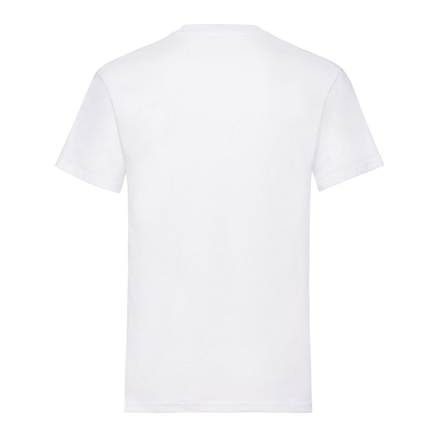 White - Back - Fruit of the Loom Mens Heavy Cotton T-Shirt
