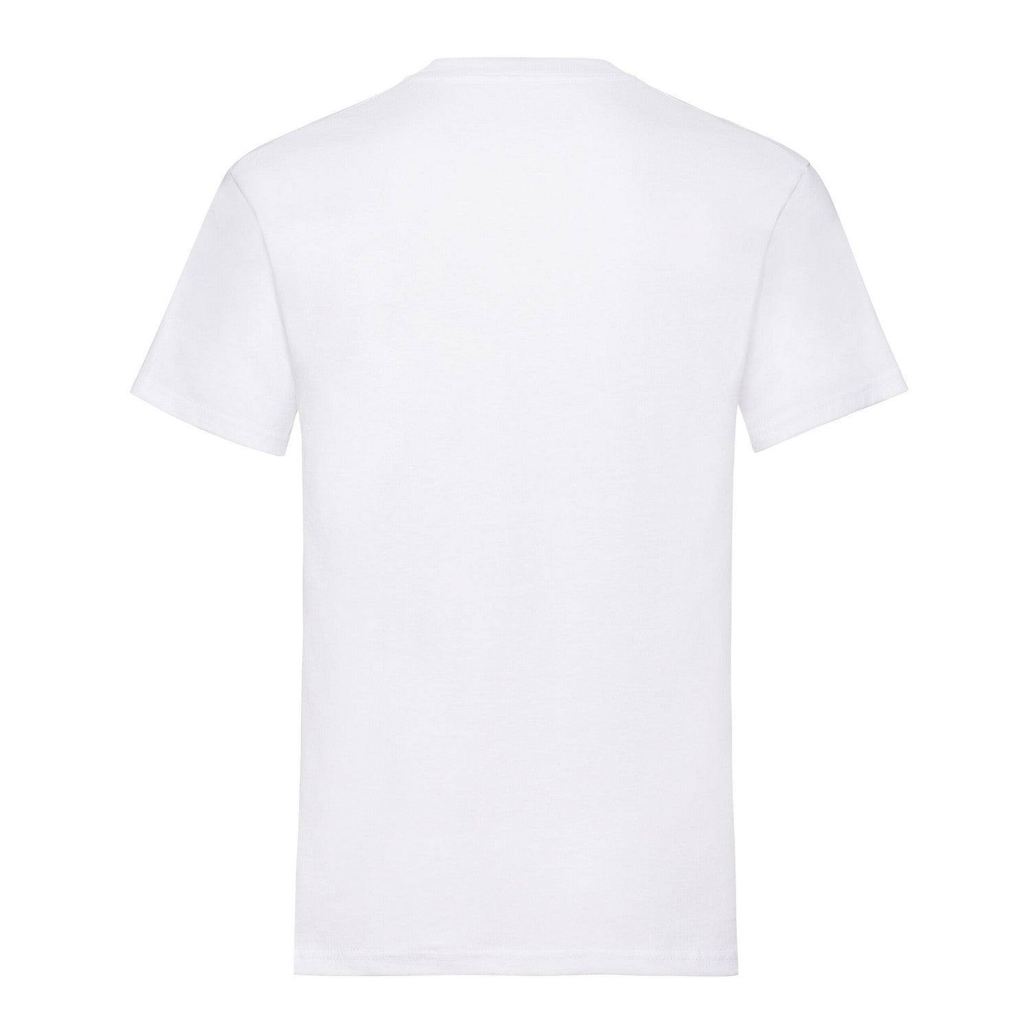 White - Back - Fruit of the Loom Mens Heavy Cotton T-Shirt