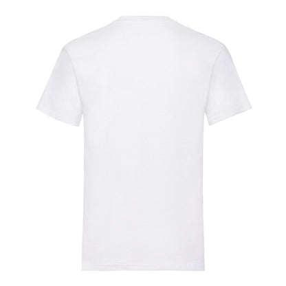 White - Back - Fruit of the Loom Mens Heavy Cotton T-Shirt