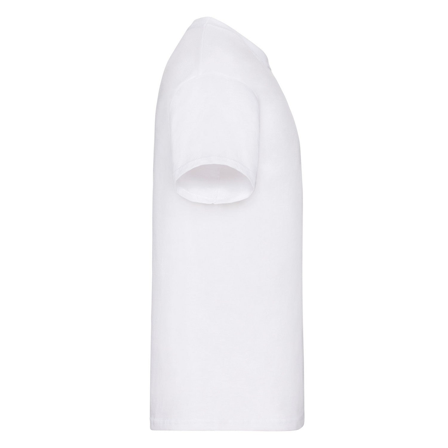 White - Side - Fruit of the Loom Mens Heavy Cotton T-Shirt