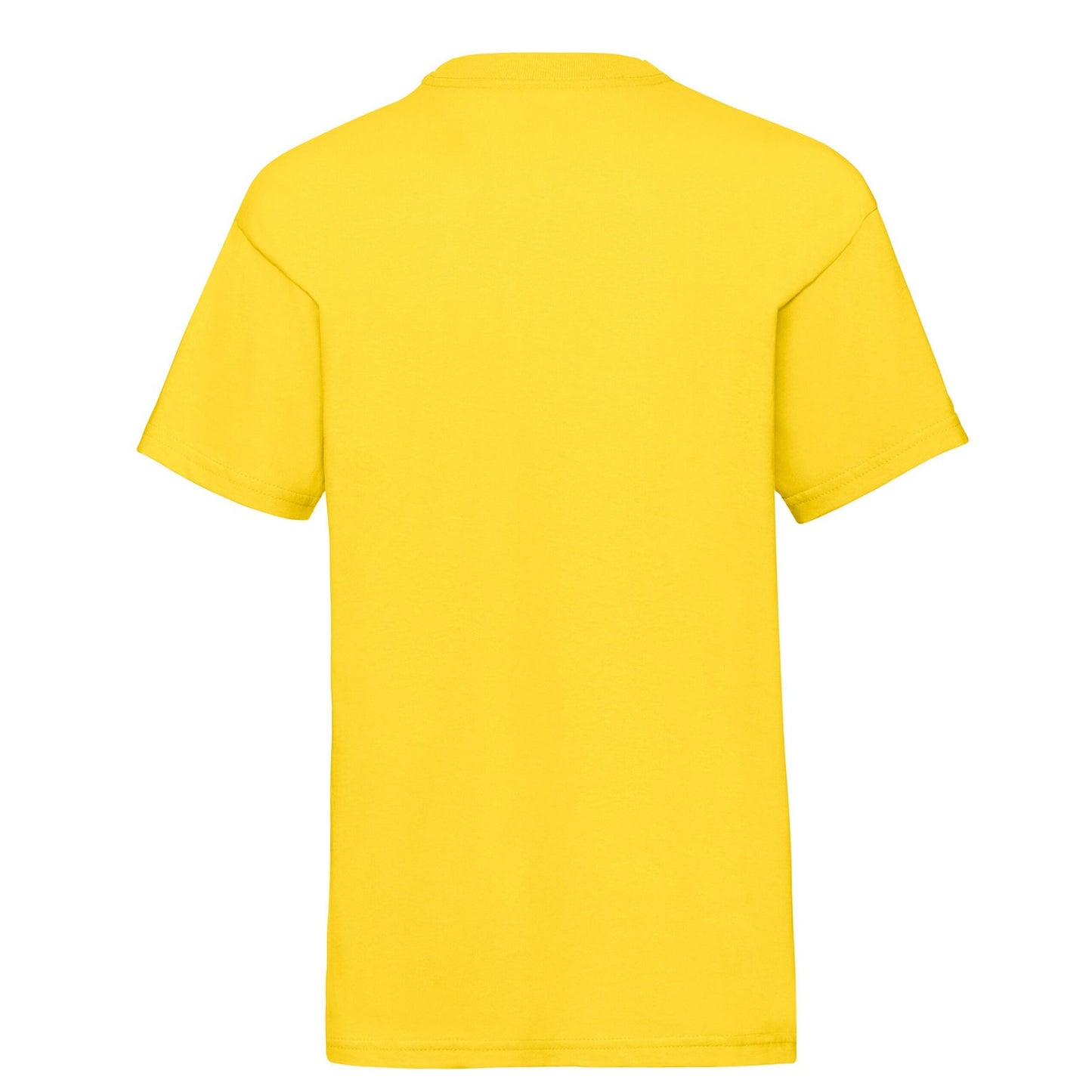 Sunflower - Back - Fruit of the Loom Childrens-Kids Valueweight Plain T-Shirt