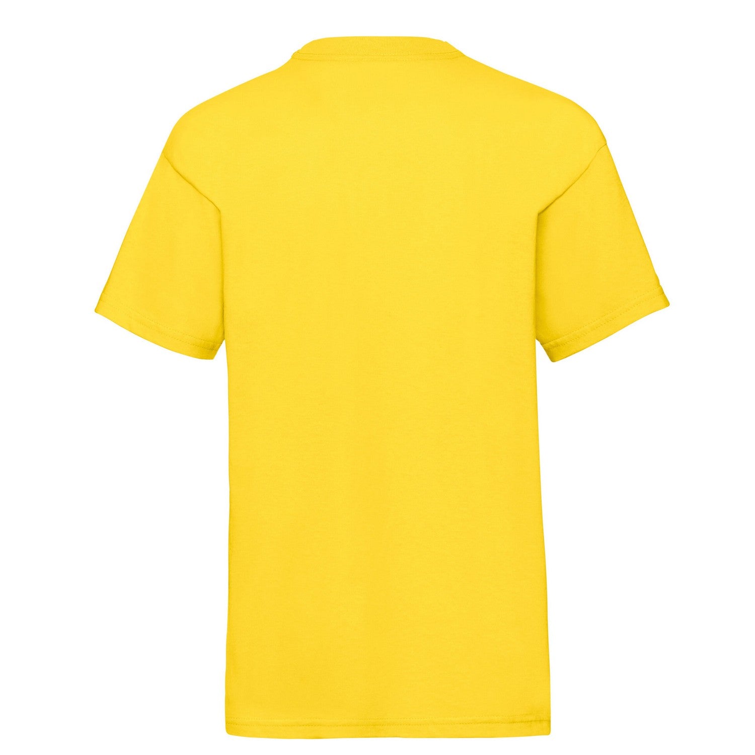 Sunflower - Back - Fruit of the Loom Childrens-Kids Valueweight Plain T-Shirt