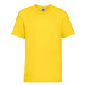 Sunflower - Front - Fruit of the Loom Childrens-Kids Valueweight Plain T-Shirt