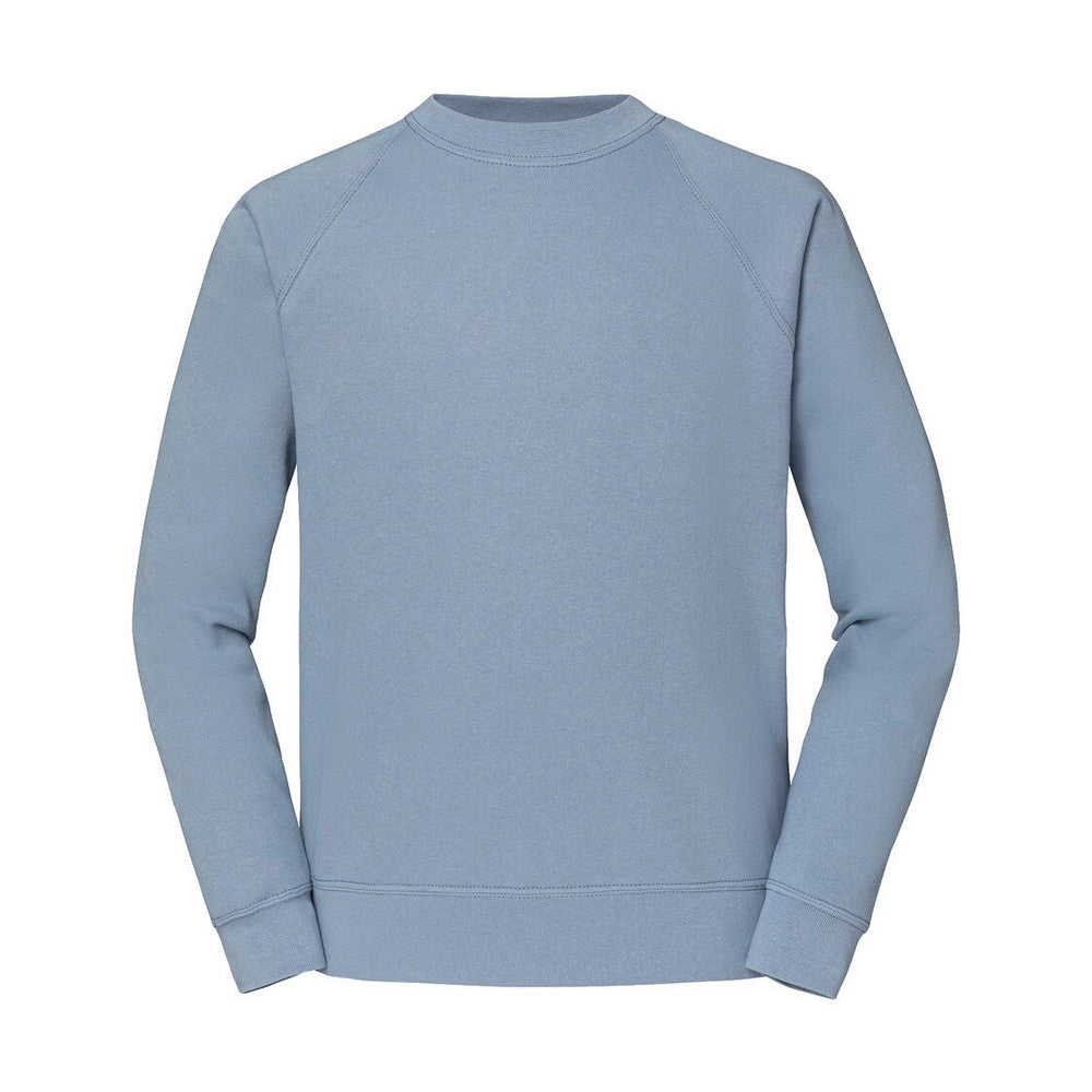 Mineral Blue - Front - Fruit of the Loom Mens Classic Raglan Sweatshirt