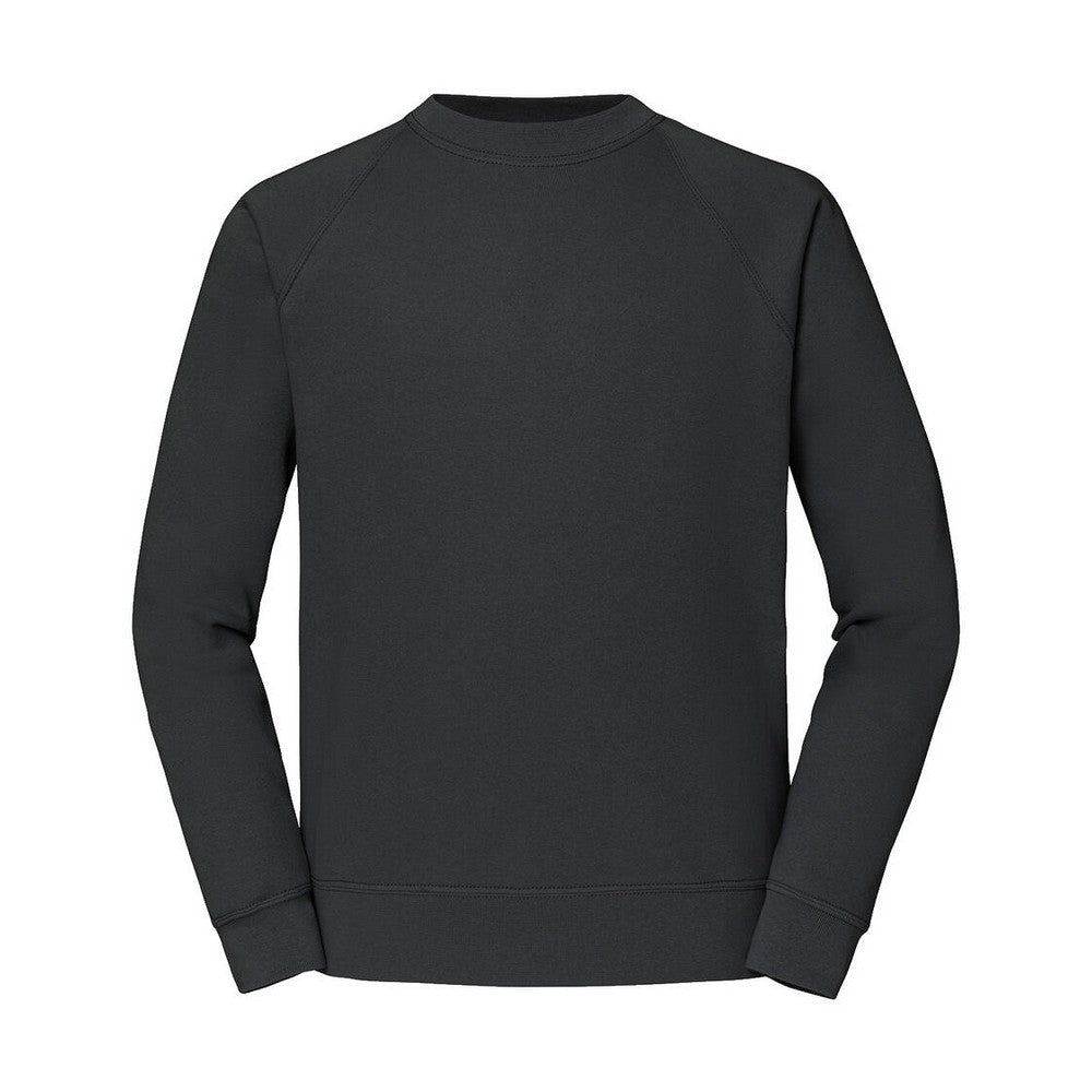 Light Graphite - Front - Fruit of the Loom Mens Classic Raglan Sweatshirt