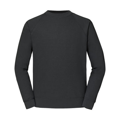Light Graphite - Front - Fruit of the Loom Mens Classic Raglan Sweatshirt