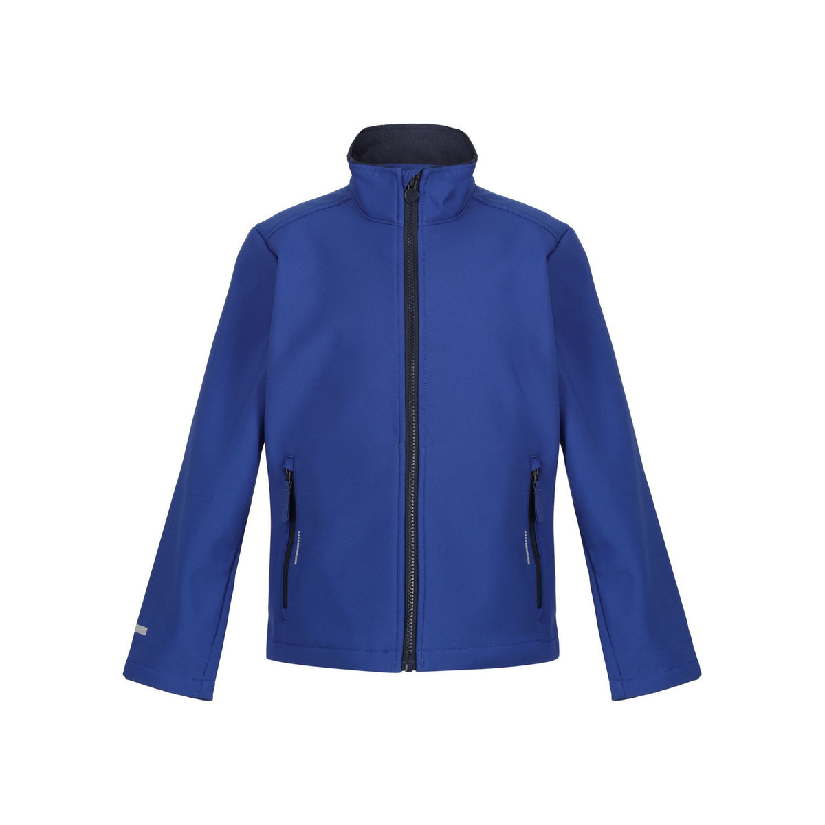 New Royal-Navy - Front - Regatta Childrens-Kids Ablaze 2 Layer Soft Shell Jacket
