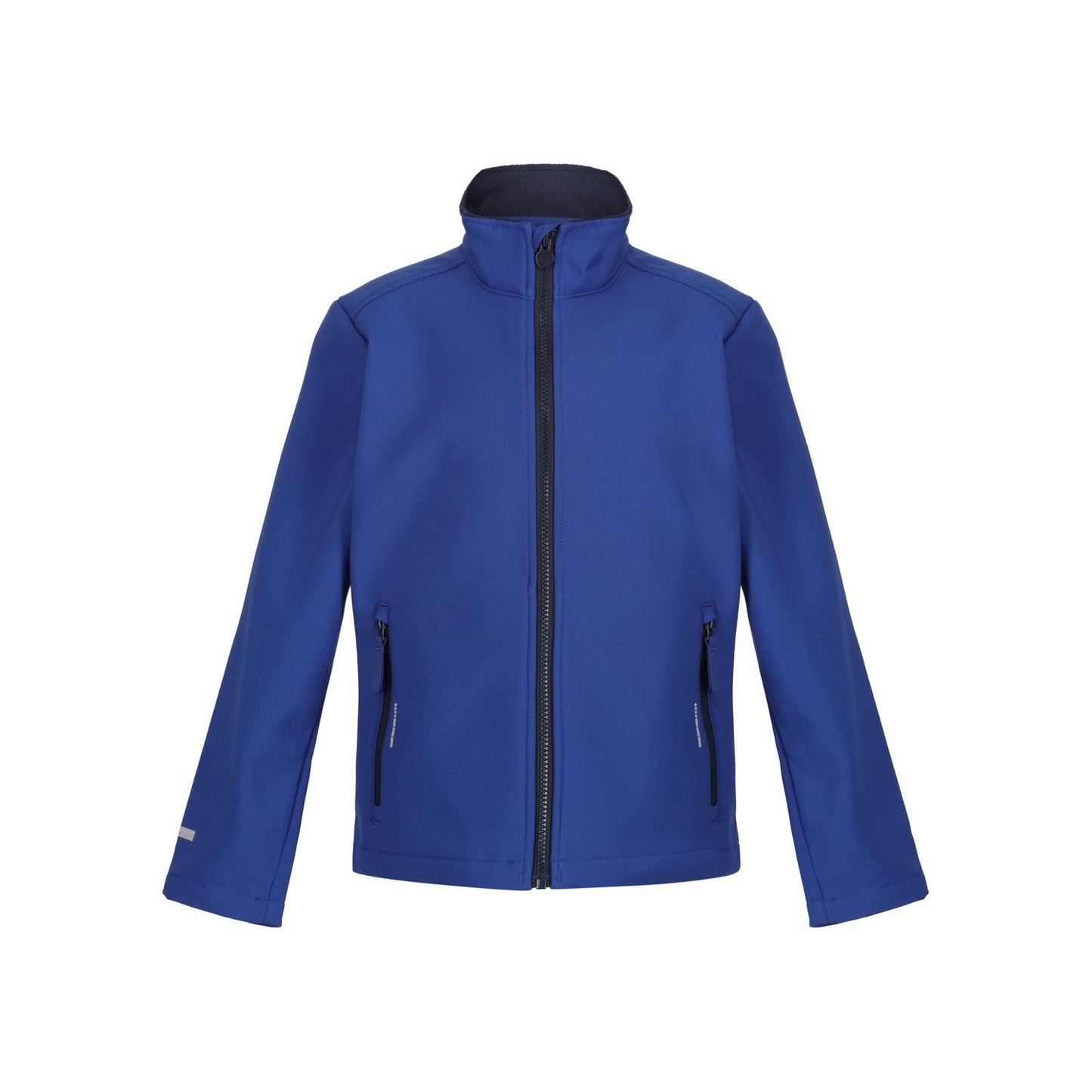 New Royal-Navy - Front - Regatta Childrens-Kids Ablaze 2 Layer Soft Shell Jacket