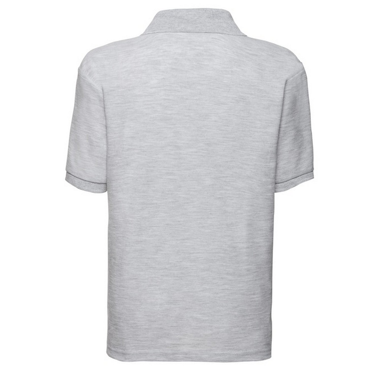 Heather Grey - Back - Fruit of the Loom Childrens-Kids 65-35 Polo Shirt