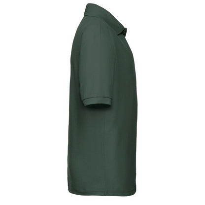 Bottle Green - Side - Fruit of the Loom Childrens-Kids 65-35 Polo Shirt