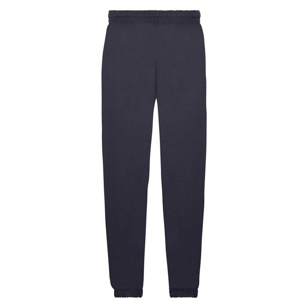 Deep Navy - Front - Fruit of the Loom Childrens-Kids Classic Elasticated Cuff Jogging Bottoms