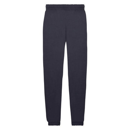 Deep Navy - Front - Fruit of the Loom Childrens-Kids Classic Elasticated Cuff Jogging Bottoms