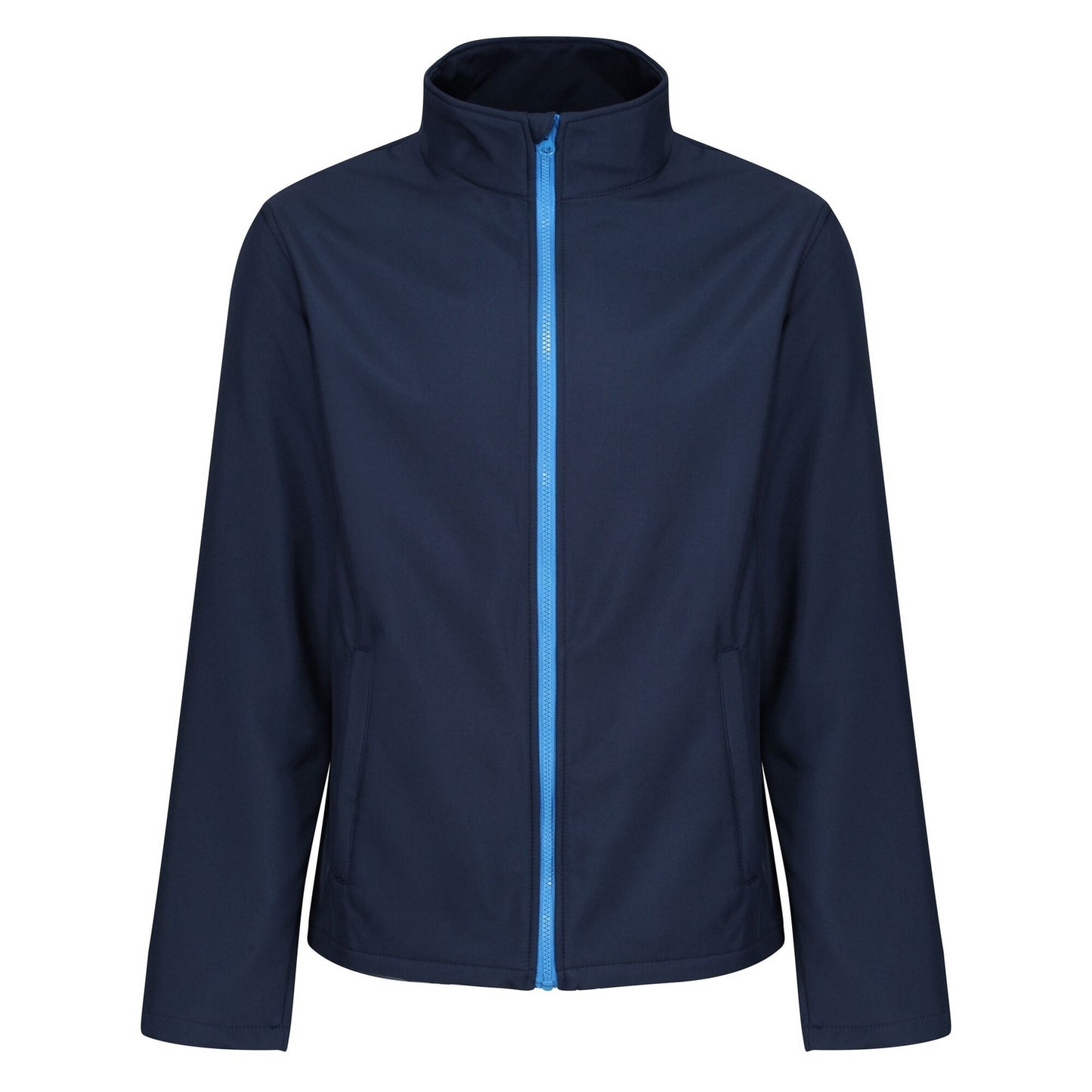 Navy-French Blue - Front - Regatta Mens Ablaze Printable Soft Shell Jacket
