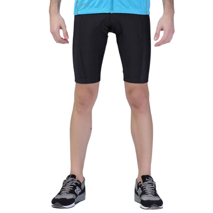 Black - Side - Spiro Mens Padded Cycling Shorts