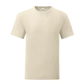 Natural - Front - Fruit Of The Loom Mens Iconic 150 T-Shirt