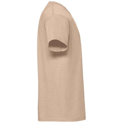 Desert Sand - Side - Fruit Of The Loom Mens Iconic 195 Premium Ringspun Cotton T-Shirt