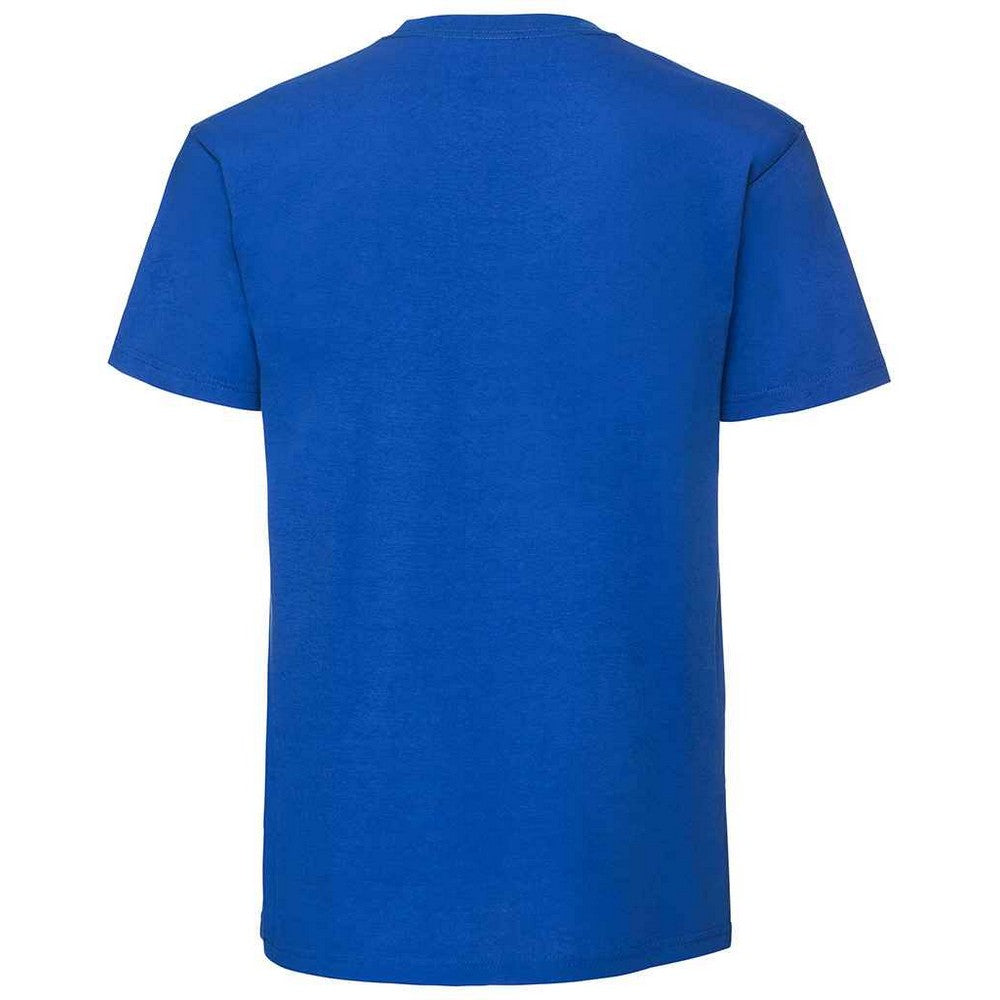Royal Blue - Back - Fruit Of The Loom Mens Iconic 195 Premium Ringspun Cotton T-Shirt