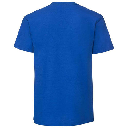 Royal Blue - Back - Fruit Of The Loom Mens Iconic 195 Premium Ringspun Cotton T-Shirt
