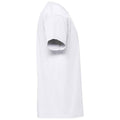 White - Side - Fruit Of The Loom Mens Iconic 195 Premium Ringspun Cotton T-Shirt