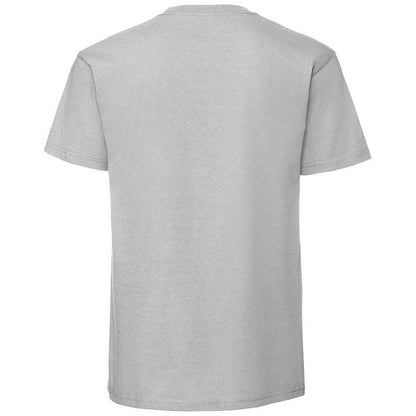 Zinc - Back - Fruit Of The Loom Mens Iconic 195 Premium Ringspun Cotton T-Shirt